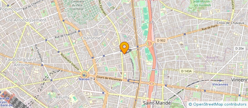 localisation de l'entreprise MADAME FREDERIQUE BRIQUET  PARIS