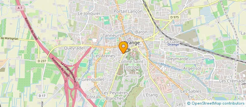 localisation de l'entreprise MADAME FREDERIQUE BRODIER  ORANGE