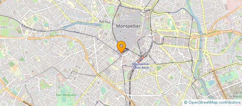 localisation de l'entreprise MADAME FREDERIQUE BRUGERE à MONTPELLIER