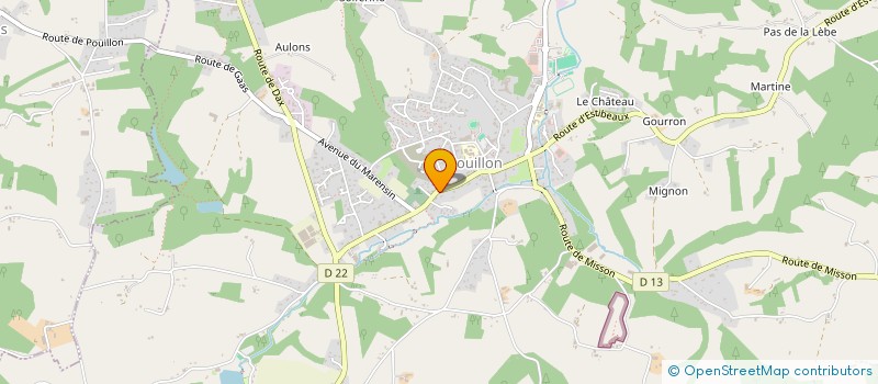 localisation de l'entreprise MADAME FREDERIQUE BRUNNER  POUILLON