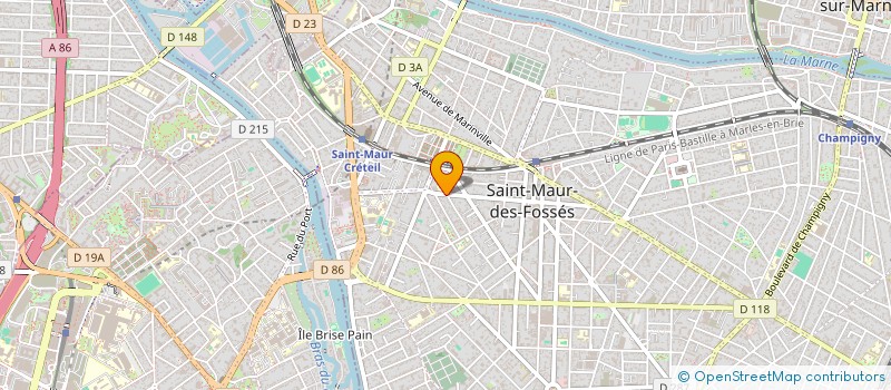 localisation de l'entreprise MADAME FREDERIQUE BUFFON à SAINT-MAUR-DES-FOSSES