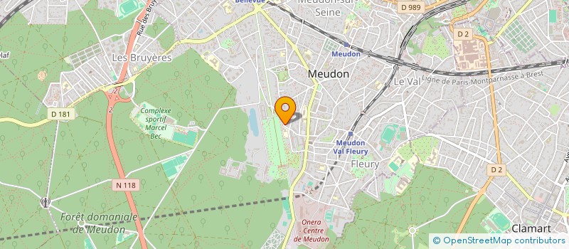localisation de l'entreprise MADAME FREDERIQUE BUNEL à MEUDON