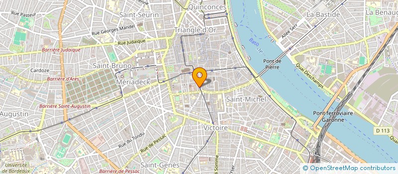 localisation de l'entreprise MADAME FREDERIQUE CADRO  BORDEAUX