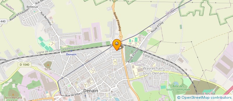 localisation de l'entreprise MADAME FREDERIQUE CALLEWAERT  DENAIN