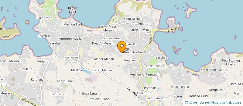 localisation de l'entreprise MADAME FREDERIQUE CALVEZ à PLOUGUERNEAU