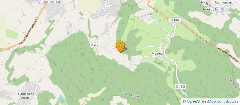 localisation de l'entreprise MADAME FREDERIQUE CAMUS  VILLEMOIRIEU