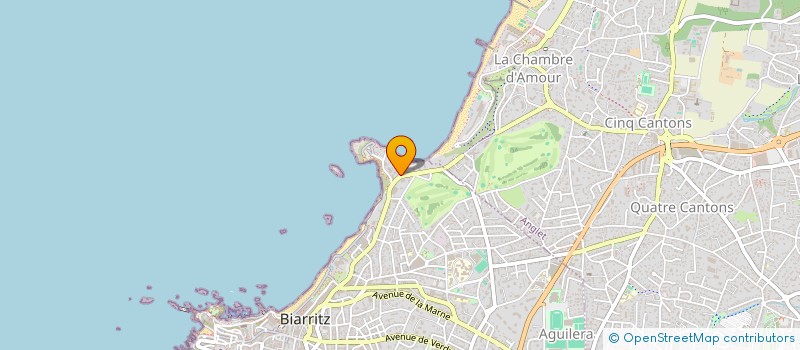 localisation de l'entreprise MADAME FREDERIQUE CAMY à BIARRITZ