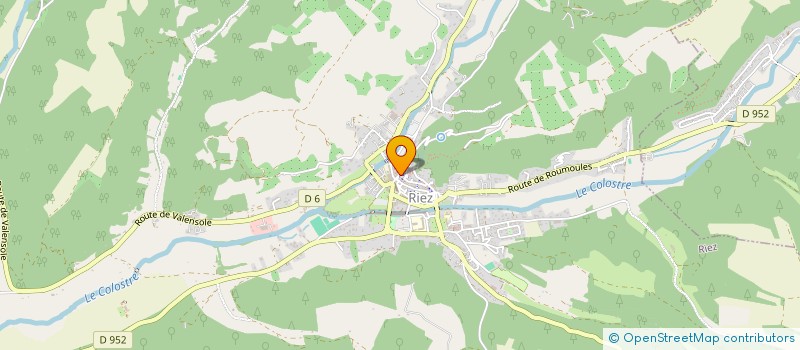 localisation de l'entreprise MADAME FREDERIQUE CARCENAC-LECOMTE à RIEZ