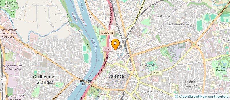localisation de l'entreprise MADAME FREDERIQUE CARDEUR à BOURG-LES-VALENCE