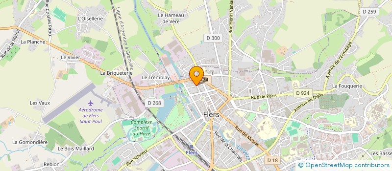 localisation de l'entreprise MADAME FREDERIQUE CHABLE à FLERS