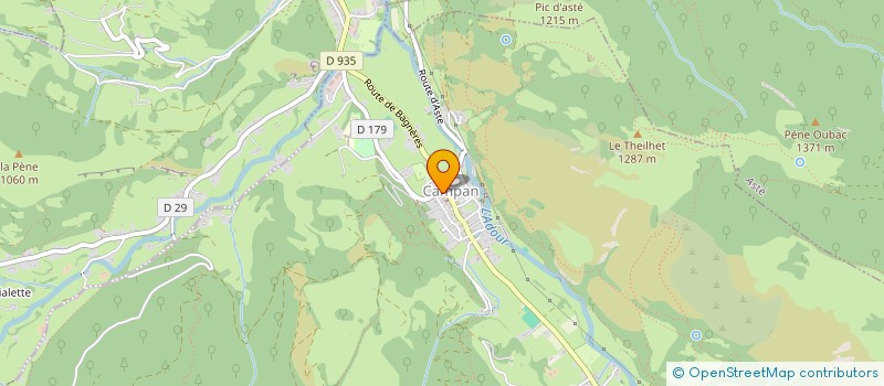 localisation de l'entreprise MADAME FREDERIQUE CHABOSSON  CAMPAN