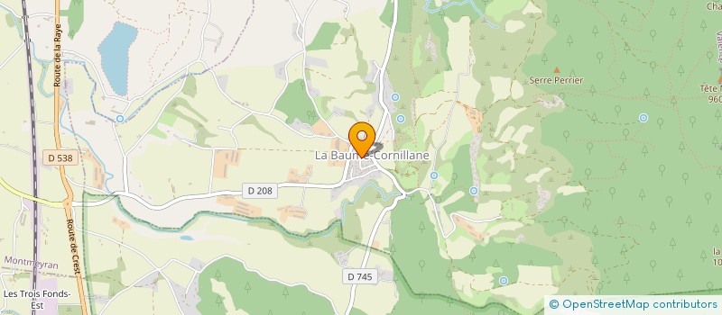 localisation de l'entreprise MADAME FREDERIQUE CHAREYRON  LA BAUME-CORNILLANE