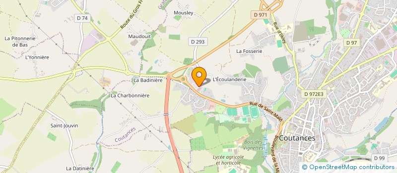 localisation de l'entreprise MADAME FREDERIQUE CHARLOT à COUTANCES
