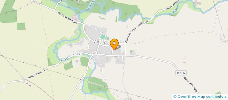 localisation de l'entreprise MADAME FREDERIQUE CHARRON  VORNAY