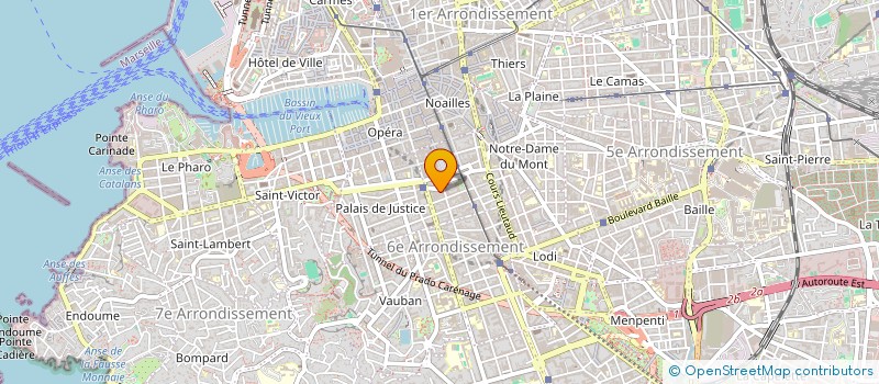 localisation de l'entreprise MADAME FREDERIQUE CHARTIER  MARSEILLE