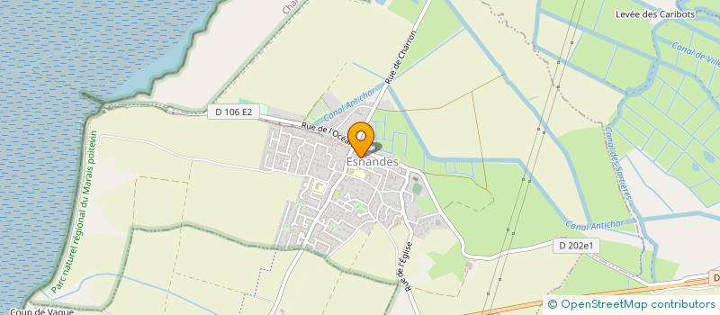 localisation de l'entreprise MADAME FREDERIQUE CHAUVEAU  ESNANDES