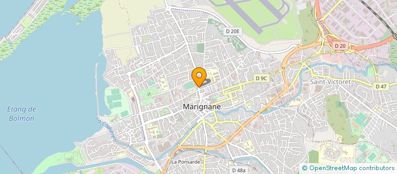 localisation de l'entreprise MADAME FREDERIQUE CHAUVIN à MARIGNANE