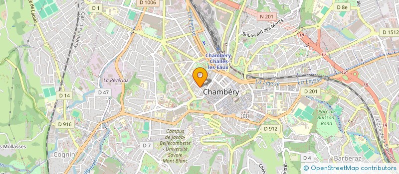 localisation de l'entreprise MADAME FREDERIQUE CHEMARIN à CHAMBERY