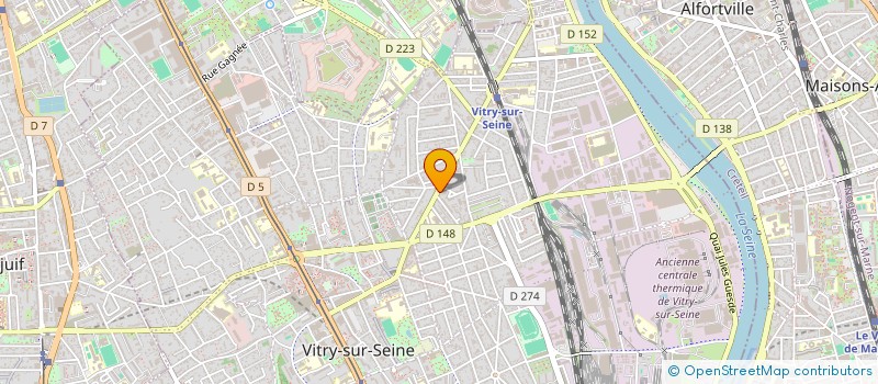 localisation de l'entreprise MADAME FREDERIQUE CHIPAN à VITRY-SUR-SEINE