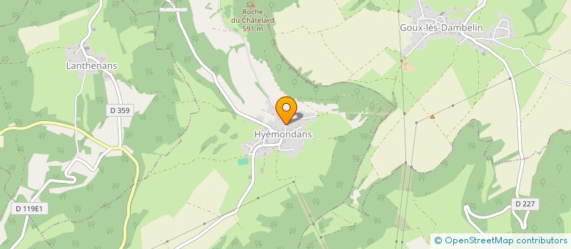 localisation de l'entreprise MADAME FREDERIQUE CLAUDE ME BOILLON  HYEMONDANS