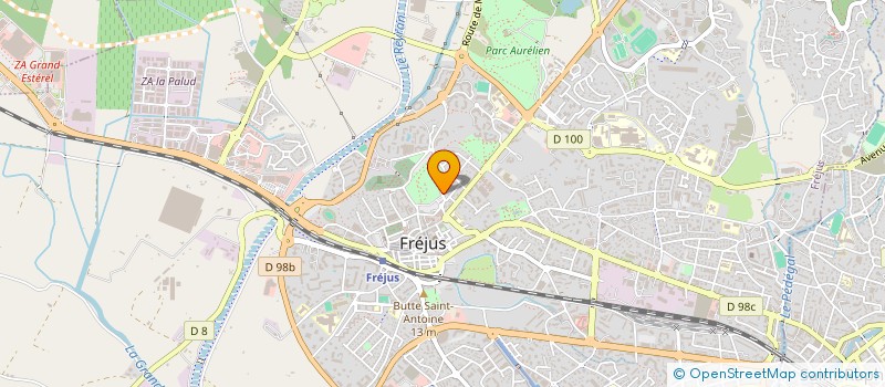 localisation de l'entreprise MADAME FREDERIQUE CLAVIE à FREJUS