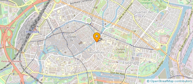 localisation de l'entreprise MADAME FREDERIQUE CMOLIK à STRASBOURG