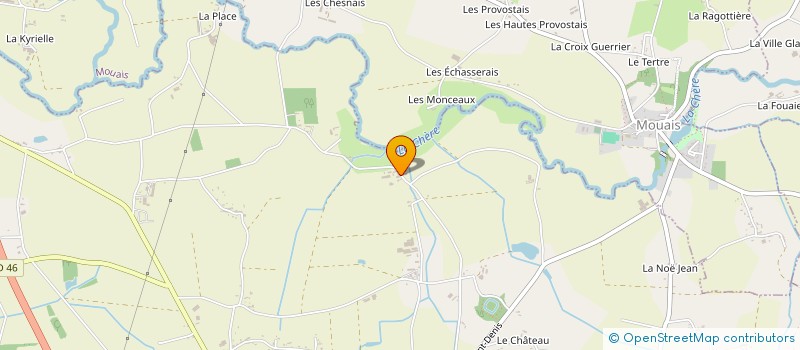 localisation de l'entreprise MADAME FREDERIQUE COCHU  LOPERHET