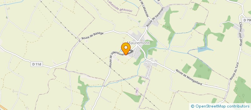 localisation de l'entreprise MADAME FREDERIQUE COTTIN  MAUREMONT