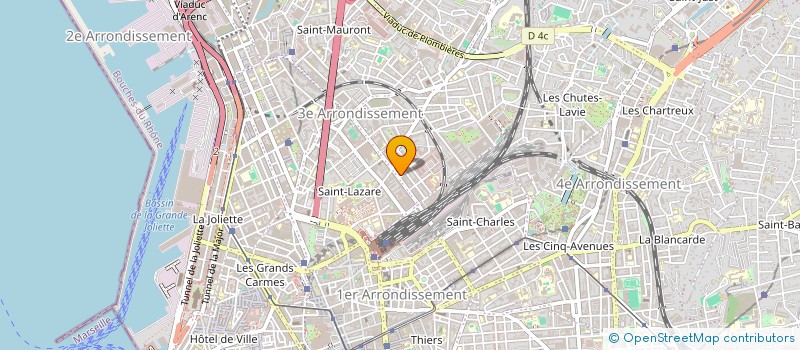 localisation de l'entreprise MADAME FREDERIQUE CROUZET  MARSEILLE