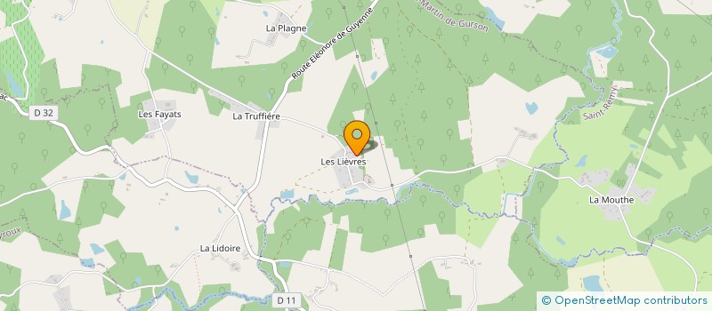 localisation de l'entreprise MADAME FREDERIQUE D'ANTONI à SAINT-MARTIN-DE-GURSON