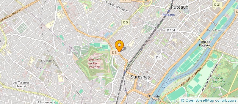 localisation de l'entreprise MADAME FREDERIQUE DAISE à SURESNES