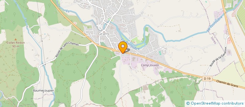 localisation de l'entreprise MADAME FREDERIQUE DALVERNY  GRANS