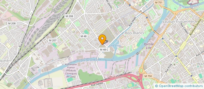 localisation de l'entreprise MADAME FREDERIQUE DAMBRE  LILLE