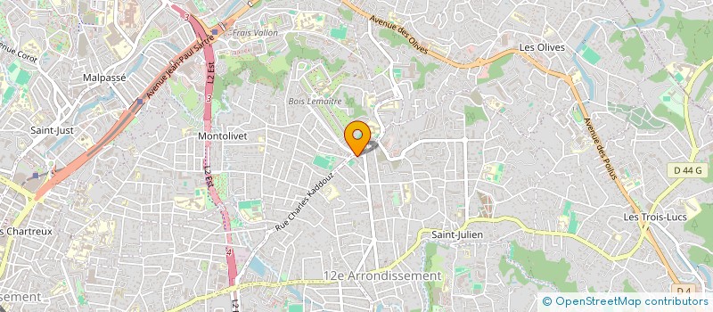 localisation de l'entreprise MADAME FREDERIQUE DAMIANI à MARSEILLE