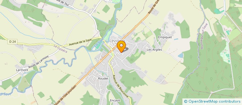 localisation de l'entreprise MADAME FREDERIQUE DARNATIGUES  GIMONT