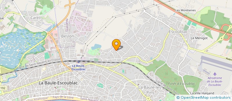 localisation de l'entreprise MADAME FREDERIQUE DARRICAU à LA BAULE-ESCOUBLAC