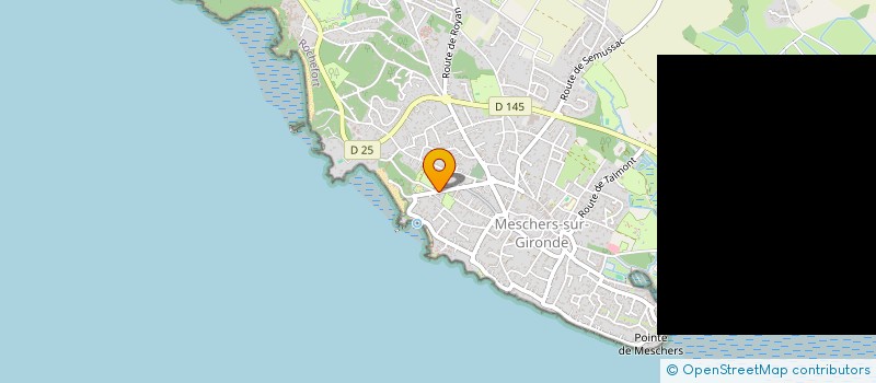 localisation de l'entreprise MADAME FREDERIQUE DAUGROIS  MESCHERS-SUR-GIRONDE