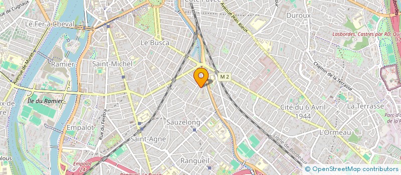 localisation de l'entreprise MADAME FREDERIQUE DE LABAUME à TOULOUSE
