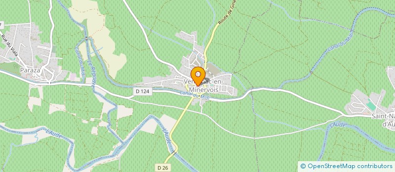 localisation de l'entreprise MADAME FREDERIQUE DEBEAUVAIS  VENTENAC-EN-MINERVOIS