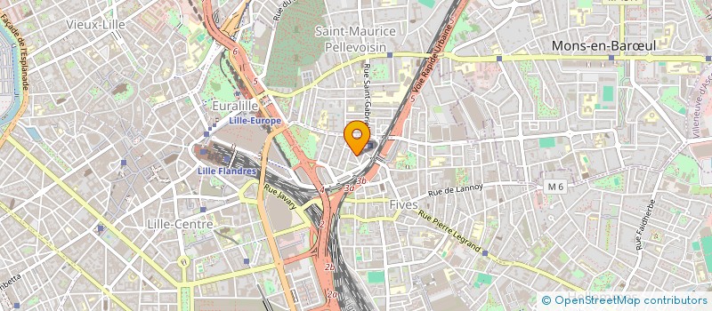 localisation de l'entreprise MADAME FREDERIQUE DEBERGUE à LILLE