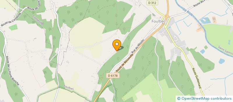 localisation de l'entreprise MADAME FREDERIQUE DEBONS  FOULBEC