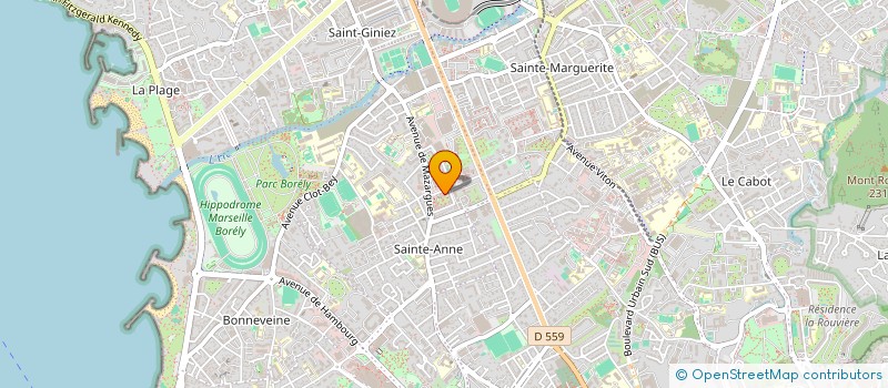 localisation de l'entreprise MADAME FREDERIQUE DEBOURDEAUX  MARSEILLE