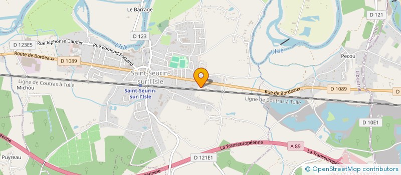 localisation de l'entreprise MADAME FREDERIQUE DEFONTAINE  SAINT-SEURIN-SUR-L'ISLE