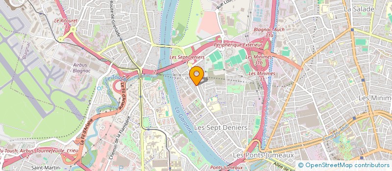 localisation de l'entreprise MADAME FREDERIQUE DEGORCE à TOULOUSE