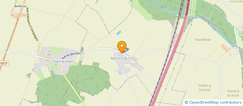 localisation de l'entreprise MADAME FREDERIQUE DELFOLIE  ESTREES-SAINT-DENIS