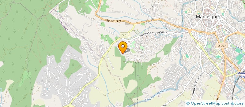 localisation de l'entreprise MADAME FREDERIQUE DESCHAMPS à MANOSQUE