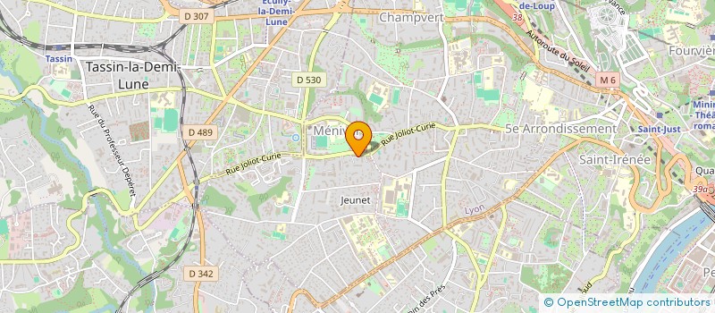 localisation de l'entreprise MADAME FREDERIQUE DESGEORGE à LYON