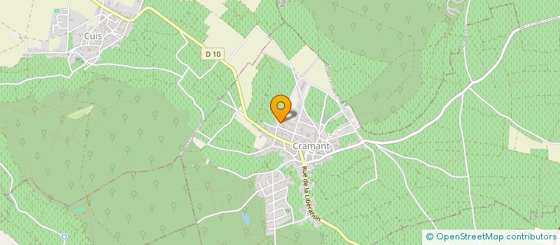 localisation de l'entreprise MADAME FREDERIQUE DESHAUTELS à CRAMANT