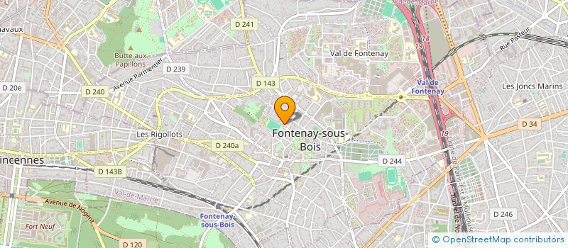 localisation de l'entreprise MADAME FREDERIQUE DETHIER à FONTENAY-SOUS-BOIS