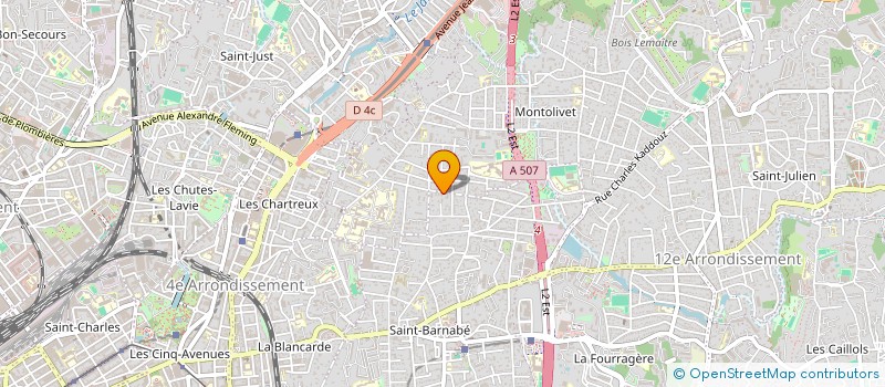 localisation de l'entreprise MADAME FREDERIQUE DEYMOND à MARSEILLE